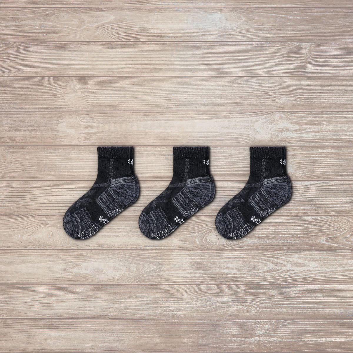 Senderismo - Negro - Calcetines Bajos (3 pares)
