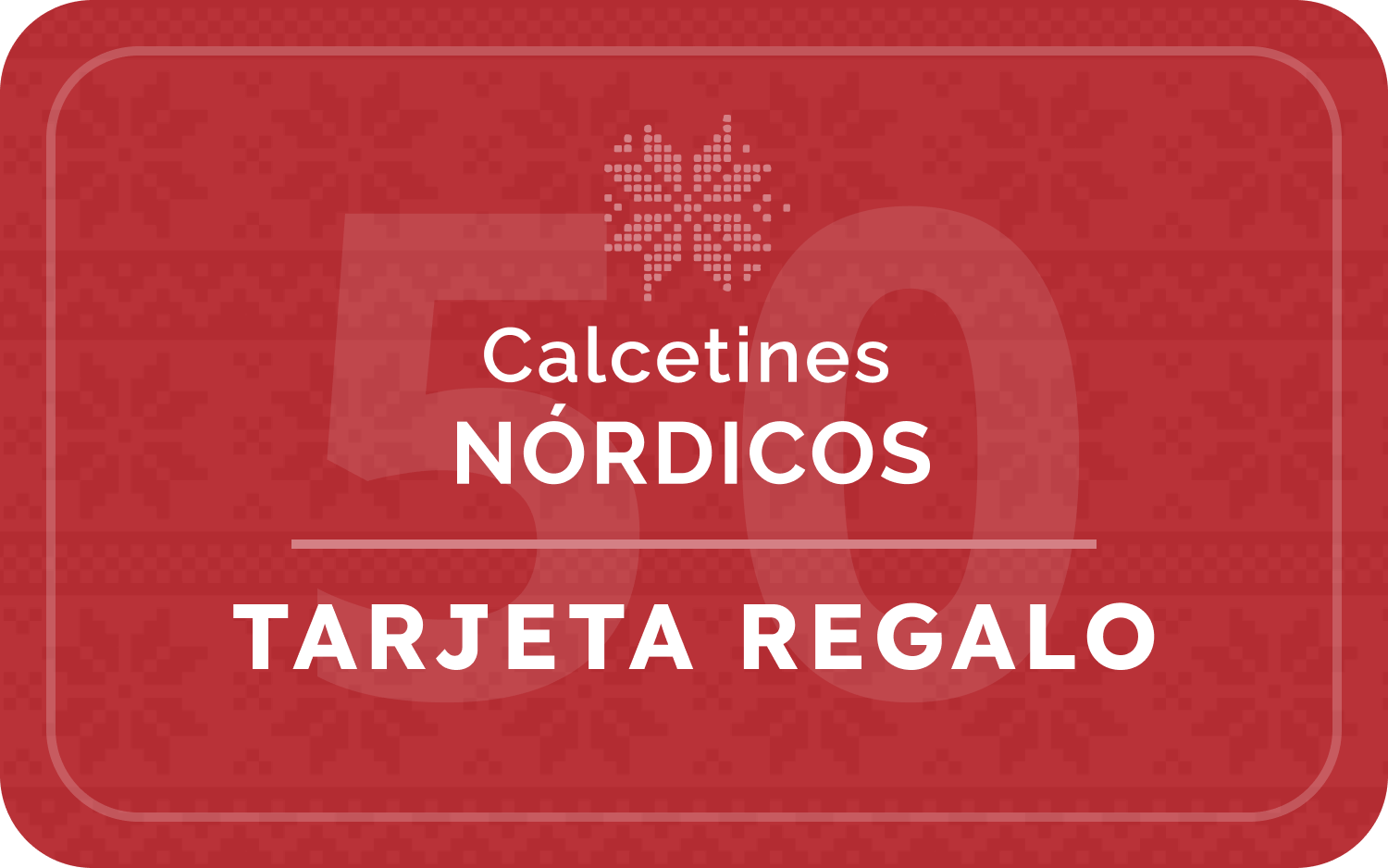 Tarjeta regalo de Calcetines Nórdicos