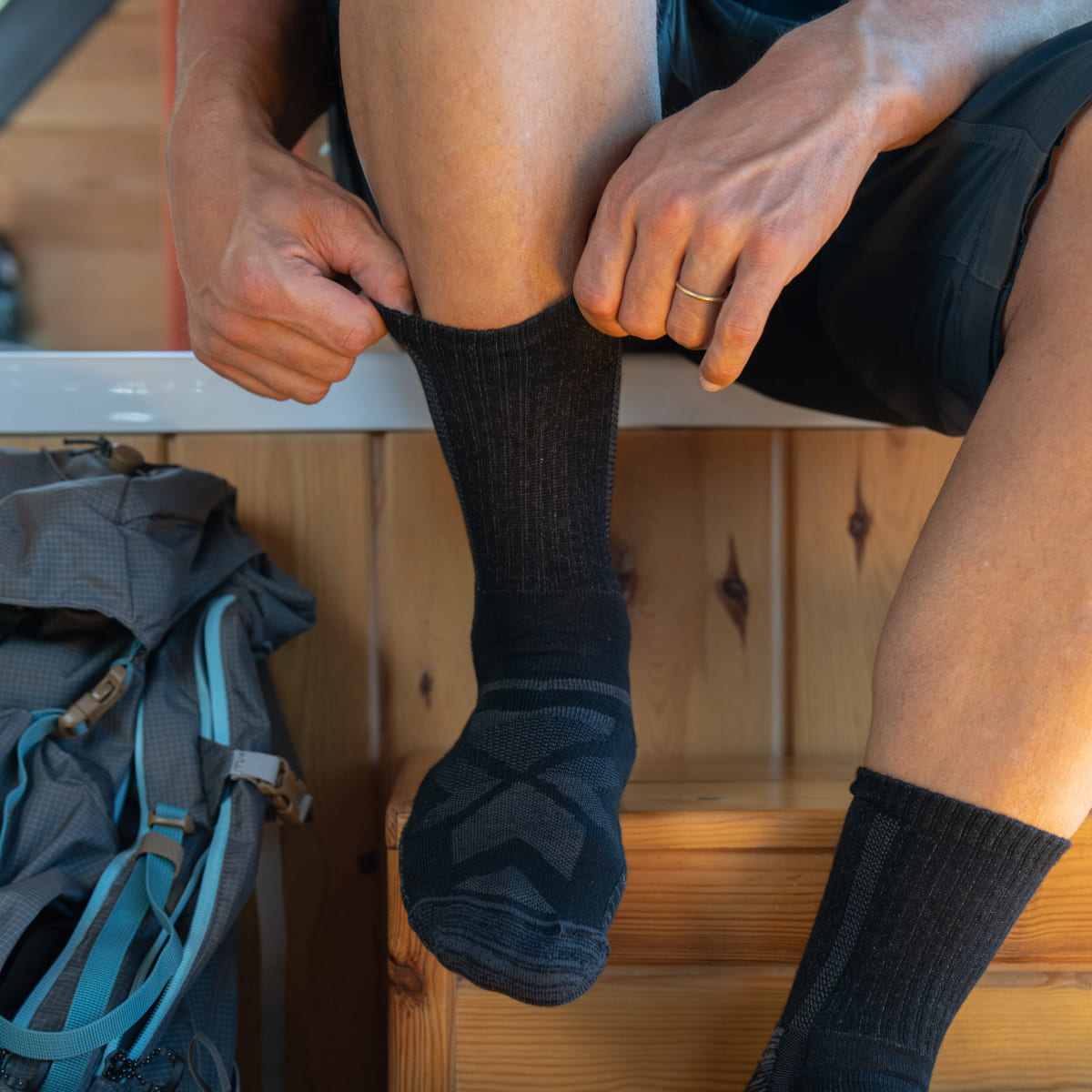 Senderismo - Negro (5 pares)