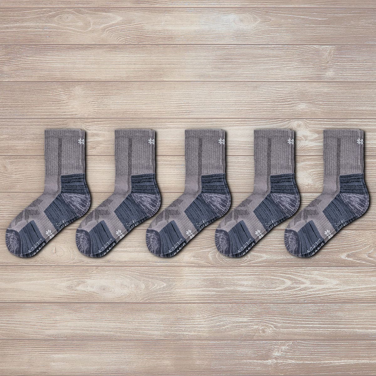 Senderismo - Gris (5 pares)