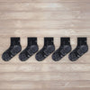 Senderismo - Negro - Calcetines Bajos (5 pares)
