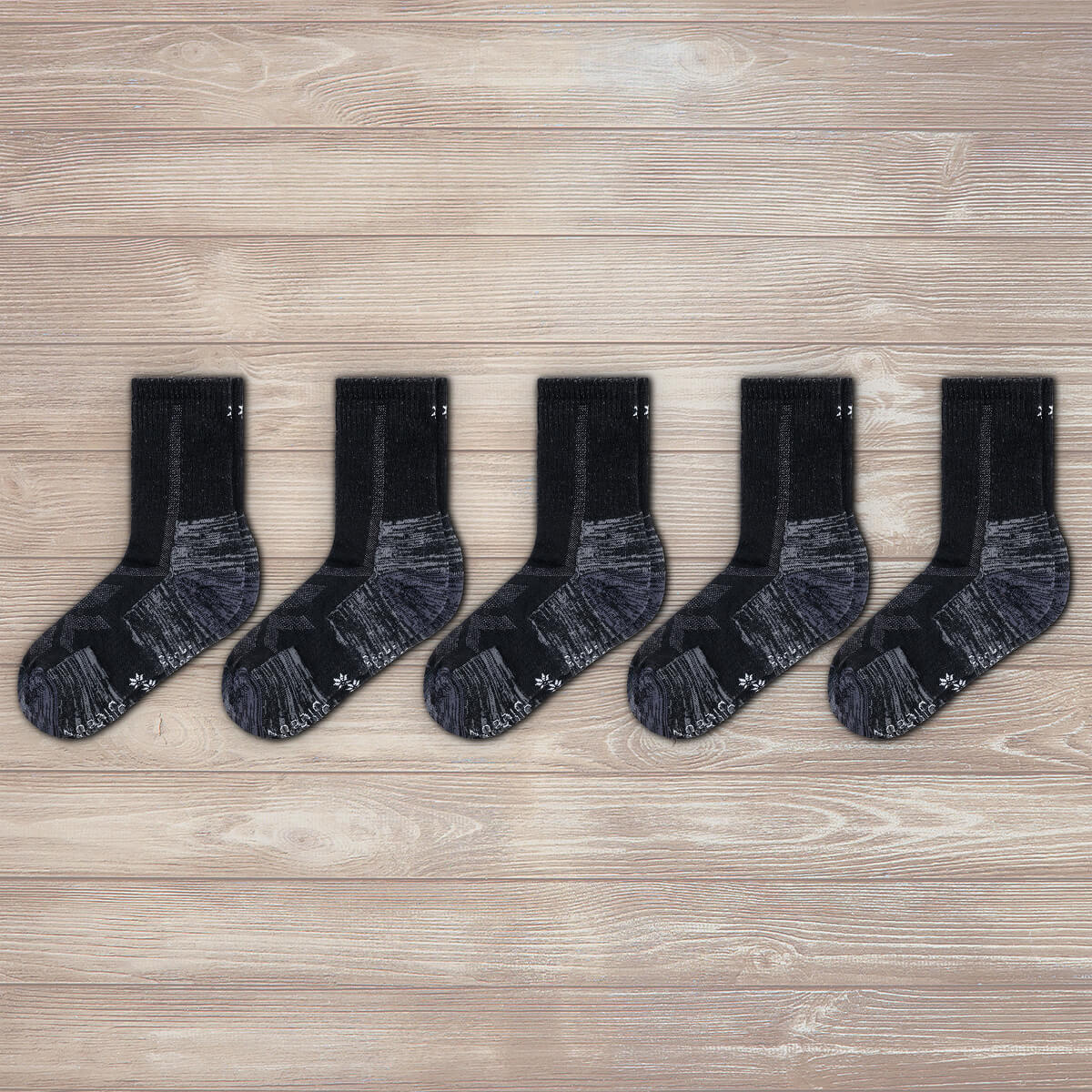 Senderismo - Negro (5 pares)