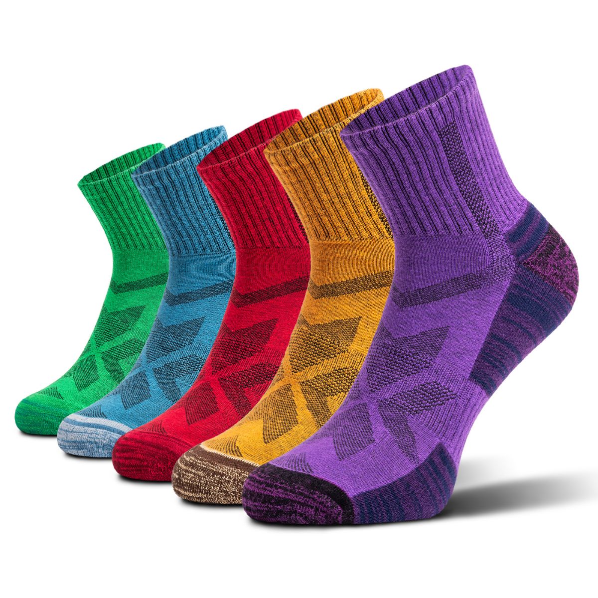 Senderismo - Multicolor - Calcetines Bajos (5 pares)