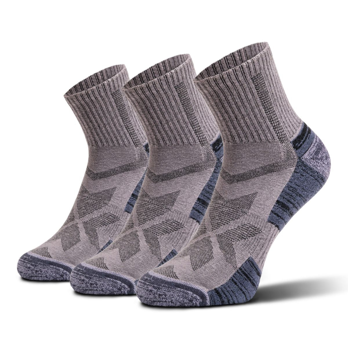 Senderismo - Gris - Calcetines Bajos (3 pares)